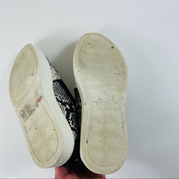 Vince Garvey Slip On Python Embossed Leather Pointed Toe Sneakers Slides Shoes 5 - Picture 12 of 13